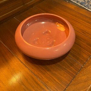 Vintage Haeger pink planter or trinket dish